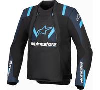 Alpinestars T-Stunt Air, giacca in tessuto XXL male Nero/Blu Scuro/Azzurro