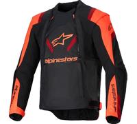 Alpinestars T-Stunt Air Giacca tessile da moto, nero-rosso, taglia 4XL per maschi
