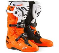 Alpinestars Tech 10 Enduro Stivali da motocross, nero-arancione, taglia 43 per maschi