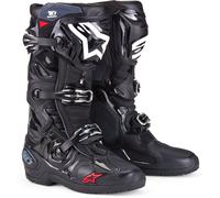 Alpinestars Tech 10 Enduro Stivali da motocross, Bianco/nero, Taglia 11 (45,5)