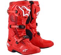 Alpinestars Tech 10, stivali 7 US male Rosso/Nero/Bianco