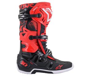 alpinestars Tech 10 Stivali da motocross uomo rosso, taglia 13