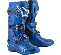 Alpinestars Tech 10 Stivali Motocross, blu/nero, Taglia 10 (44,5)