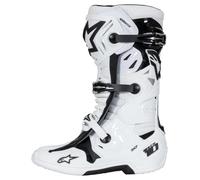 Alpinestars Tech 10 Supervented Stivali da motocross, bianco, taglia 43 per maschi