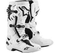 Alpinestars Tech 10 Supervented S23, stivali 12 US male Bianco