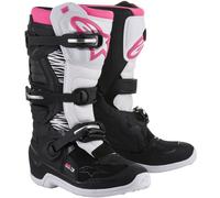 Alpinestars Tech 3, Donne di stivali 7 female Nero/Bianco/Fucsia