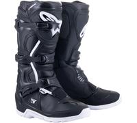 Alpinestars Tech 3 Enduro stivali da motocross impermeabili, nero-bianco, taglia 47 per maschi