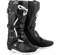 Alpinestars Tech 3 Enduro, stivali impermeabili 10 US male Nero/Bianco