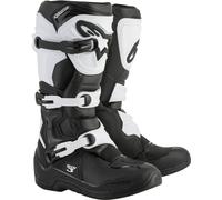 Alpinestars Tech 3 Stivali Motocross, Bianco/nero, Taglia 7 (40,5)