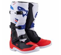 Alpinestars Tech 3 Stivali Motocross (Black/White/Red/Blue,9 (43))