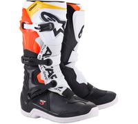 Alpinestars Tech 3 Stivali Motocross, nero-bianco-rosso, taglia 48 per maschi