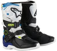 Alpinestars Tech 3S, stivali per bambini 13 US male Bianco/Nero/Blu
