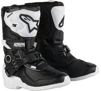 Alpinestars Tech 3S Stivali da motocross per bambini, nero-bianco, taglia 33