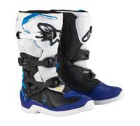 Alpinestars Tech 3S Youth Bianco-Nero-Blu Stivali da moto per bambini 35,5