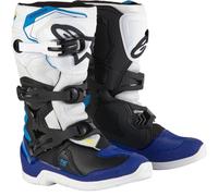 Alpinestars Tech 3S Youth Bianco-Nero-Blu Stivali da moto per bambini 39