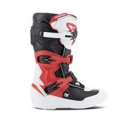 Alpinestars Tech 3S, stivali giovani 8 US male Bianco/Nero/Rosso