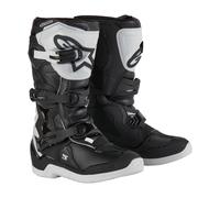 Alpinestars Tech 3S Youth Stivali da moto bianchi e neri per bambini 34
