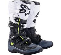 Alpinestars Tech 5 Stivali motocross, nero-grigio-bianco, taglia 51 per maschi