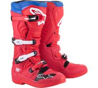 Alpinestars Tech 5 Stivali motocross, blu/bianco/rosso, Taglia 12 (47)
