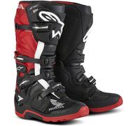 Alpinestars Tech 7 Enduro Drystar Honda S23, stivali impermeabil 12 US male Nero/Rosso Chiaro