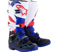 Alpinestars Tech 7 S23, stivali 13 US male Nero/Blu Scuro/Rosso/Bianco