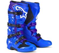 Alpinestars Tech 7, stivali 8 US male Blu/Lilla/Nero