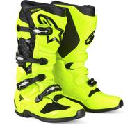 Alpinestars Tech 7 Stivali da motocross, nero-giallo, taglia 48 per maschi