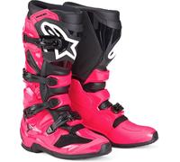 Alpinestars Tech 7 Stivali da motocross, rosa/nero, Taglia 10 (44,5)