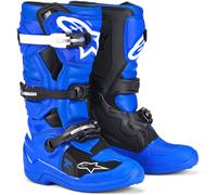 Alpinestars Tech 7S S25, stivali giovani 7 US male Blu/Nero/Bianco