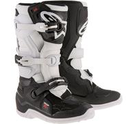 Alpinestars Tech 7S Stivali Motocross Giovani, Bianco/nero, Taglia 42