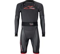 Alpinestars Tech-Air 10 Race System Tuta airbag, nero/rosso, Taglia XS