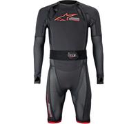 Alpinestars Tech-Air 10 Race System Tuta airbag, nero-rosso, taglia XS per maschi