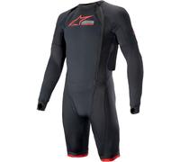 Alpinestars Tech-Air 10 Race System, tuta funzionale corta L male Nero/Rosso Chiaro