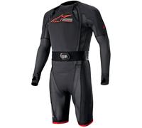 Alpinestars Tech-Air 10, sistema airbag XXL male Nero/Rosso Fluo