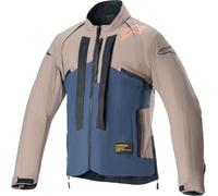 Alpinestars Techdura Giacca Motocross, blu-marrone, taglia 3XL per maschi