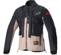 Alpinestars Techdura, giacca tessile impermeabile L male Nero/Marrone