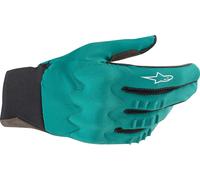 Alpinestars Techstar Guanti da Bicicletta, verde-blu, taglia XL per maschi