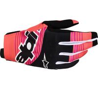 Alpinestars Techstar Guanti da motocross, Arancione/Nero, Taglia L