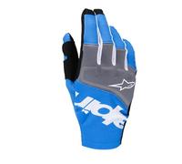 Alpinestars Techstar Guanti da motocross, nero/blu, L