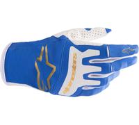 Alpinestars Techstar Guanti motocross, bianco-blu, taglia S per maschi