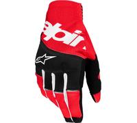 Guanti Cross Alpinestars Techstar Nero/Rosso ChiaroXXL Nero,Rosso Chiaro
