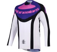 Alpinestars Techstar Knif, maglia S male Grigio Chiaro/Nero/Lilla