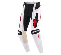 Pantaloni Cross Alpinestars Techstar Knif Nero/Bianco/Rosso36 Nero,Bianco,Rosso