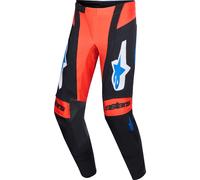 Alpinestars Techstar Knif Pantaloni da motocross, nero-arancione, taglia 30 per maschi
