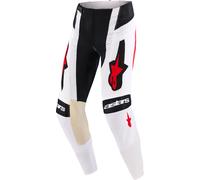 Alpinestars Pantaloni da Cross Techstar Knif Nero/Bianco/Rosso Taglia 38 Uomo