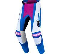 Alpinestars Techstar Maven Pantaloni da motocross, nero/bianco/blu/rosso, Taglia 30