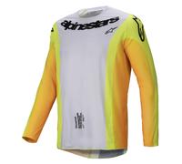 Alpinestars Techstar Melt Maglia da motocross gialla e nera XL
