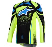 Alpinestars Techstar Nomur Maglia da motocross, blu, taglia 2XL per maschi