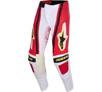 Alpinestars Techstar Nomur Pantaloni da motocross, grigio/rosso, Taglia 28