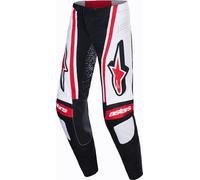 Alpinestars Techstar Nomur Pantaloni da motocross, nero/bianco/rosso, Taglia 34